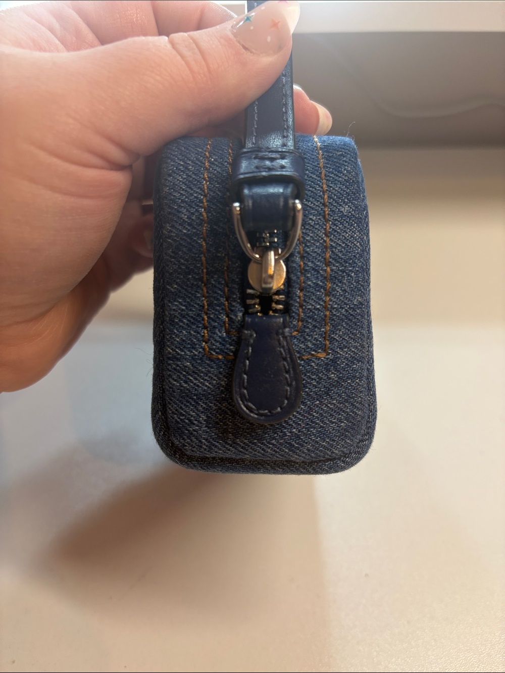 Coach denim pouch wrislet - Picture 5 of 9
